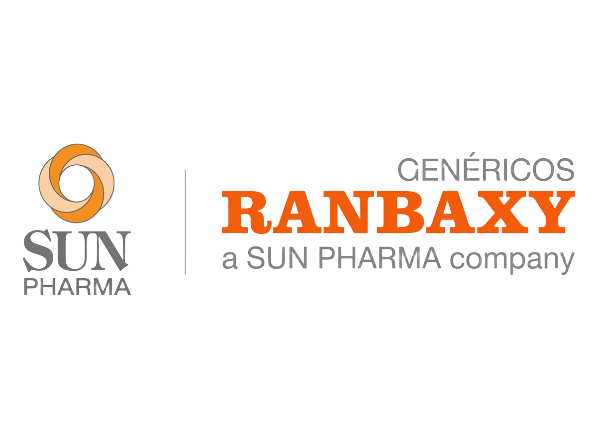 Logotipo Ranbaxy Genéricos, empresa do Grupo Sun Pharma